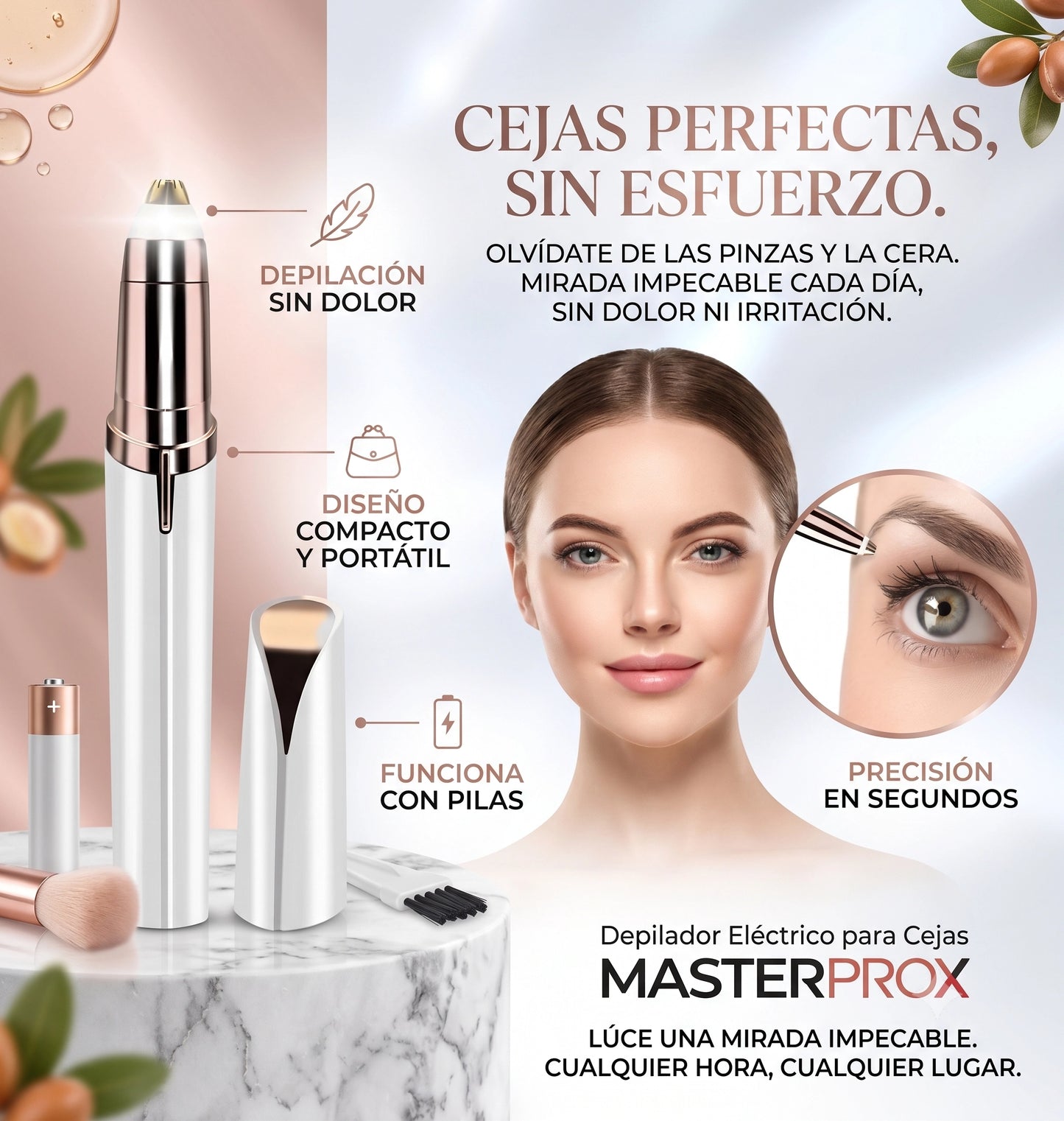Depilador & Perfilador De Cejas MASTERPROX