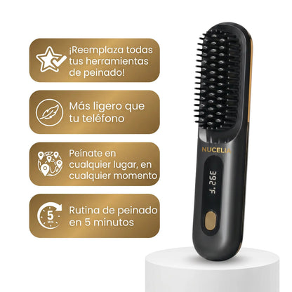 LissUP®: El PRIMER cepillo alisador inteligente para cabello corto