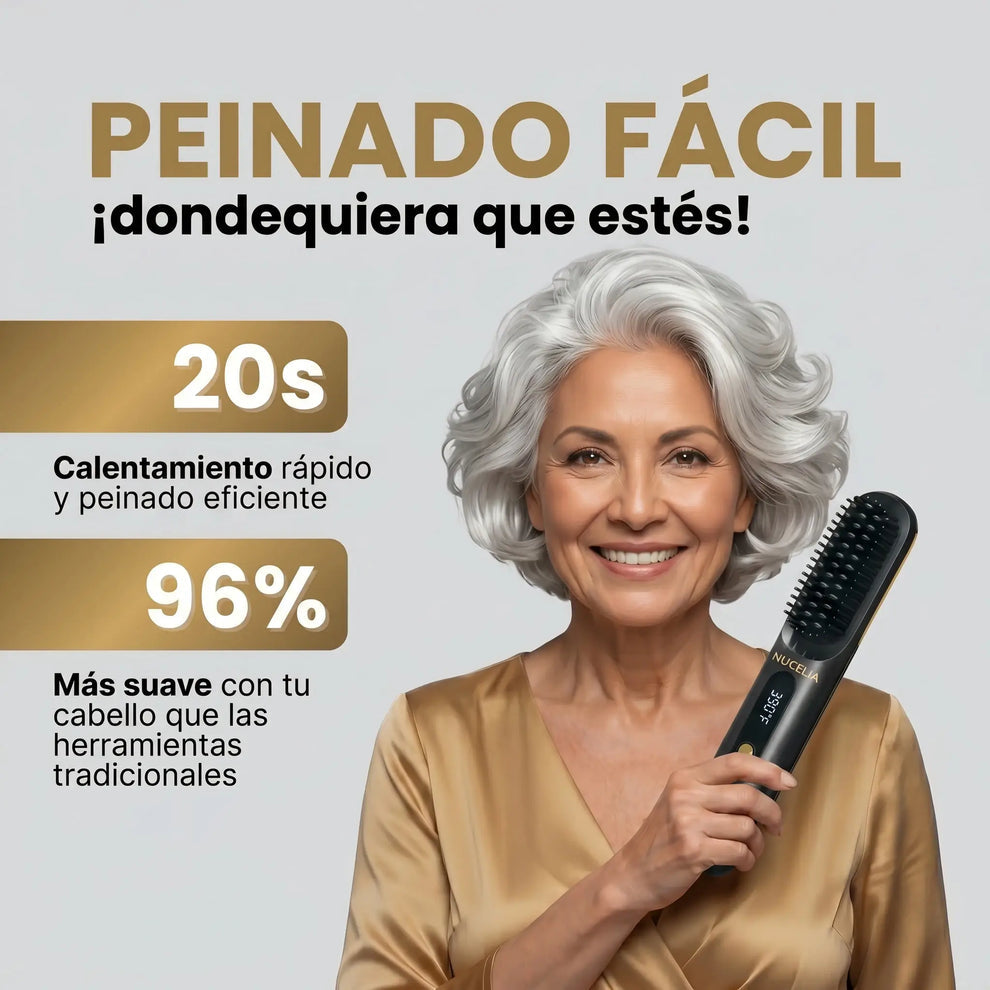 LissUP®: El PRIMER cepillo alisador inteligente para cabello corto
