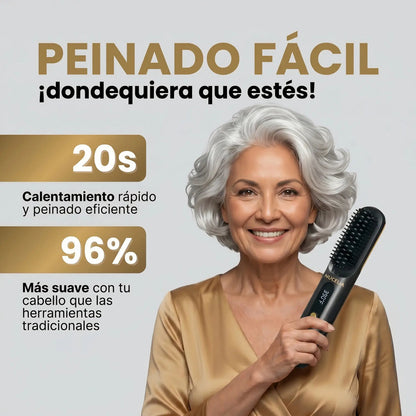 LissUP®: El PRIMER cepillo alisador inteligente para cabello corto