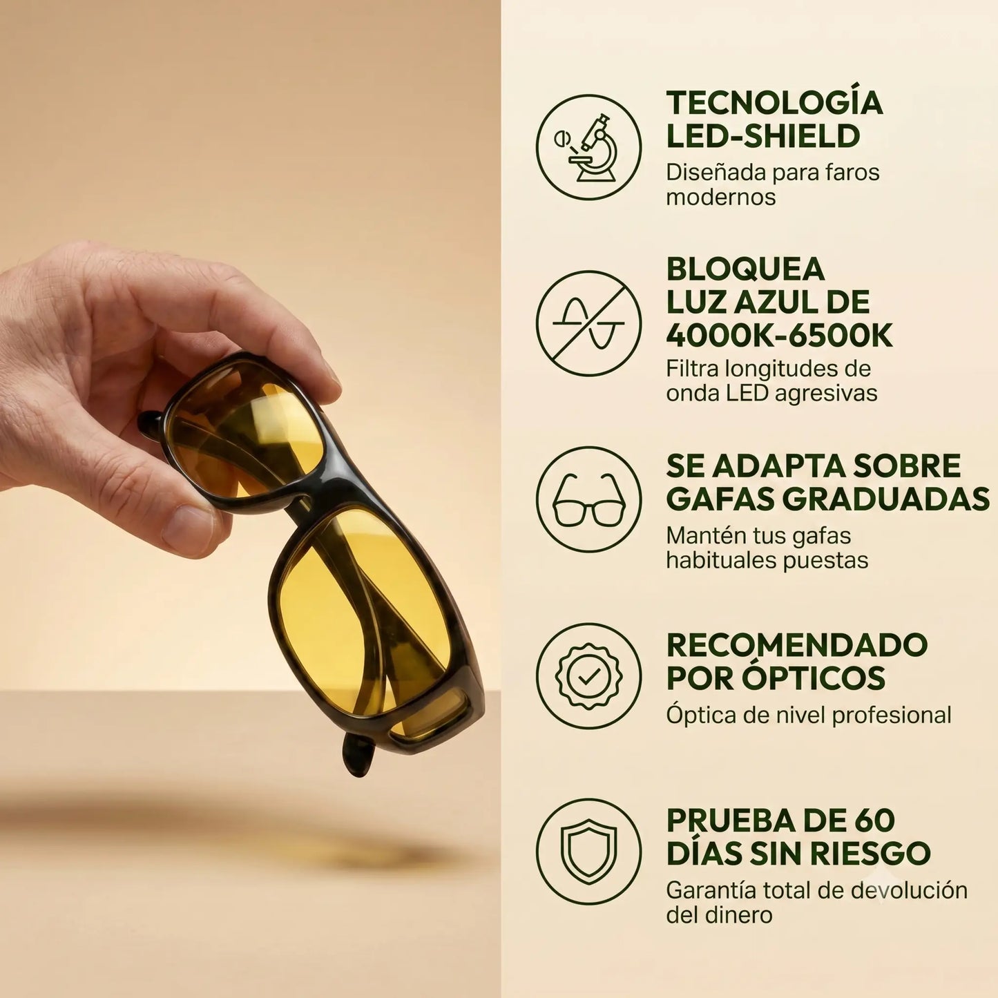 Gafas de conducción nocturna HiLense™
