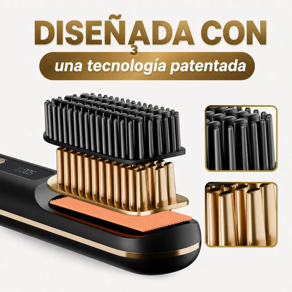 LissUP®: El PRIMER cepillo alisador inteligente para cabello corto