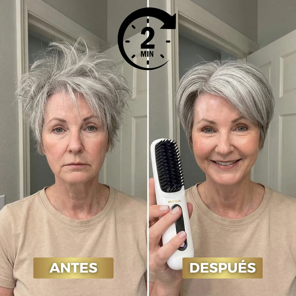 LissUP®: El PRIMER cepillo alisador inteligente para cabello corto