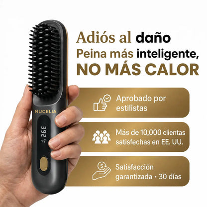 LissUP®: El PRIMER cepillo alisador inteligente para cabello corto